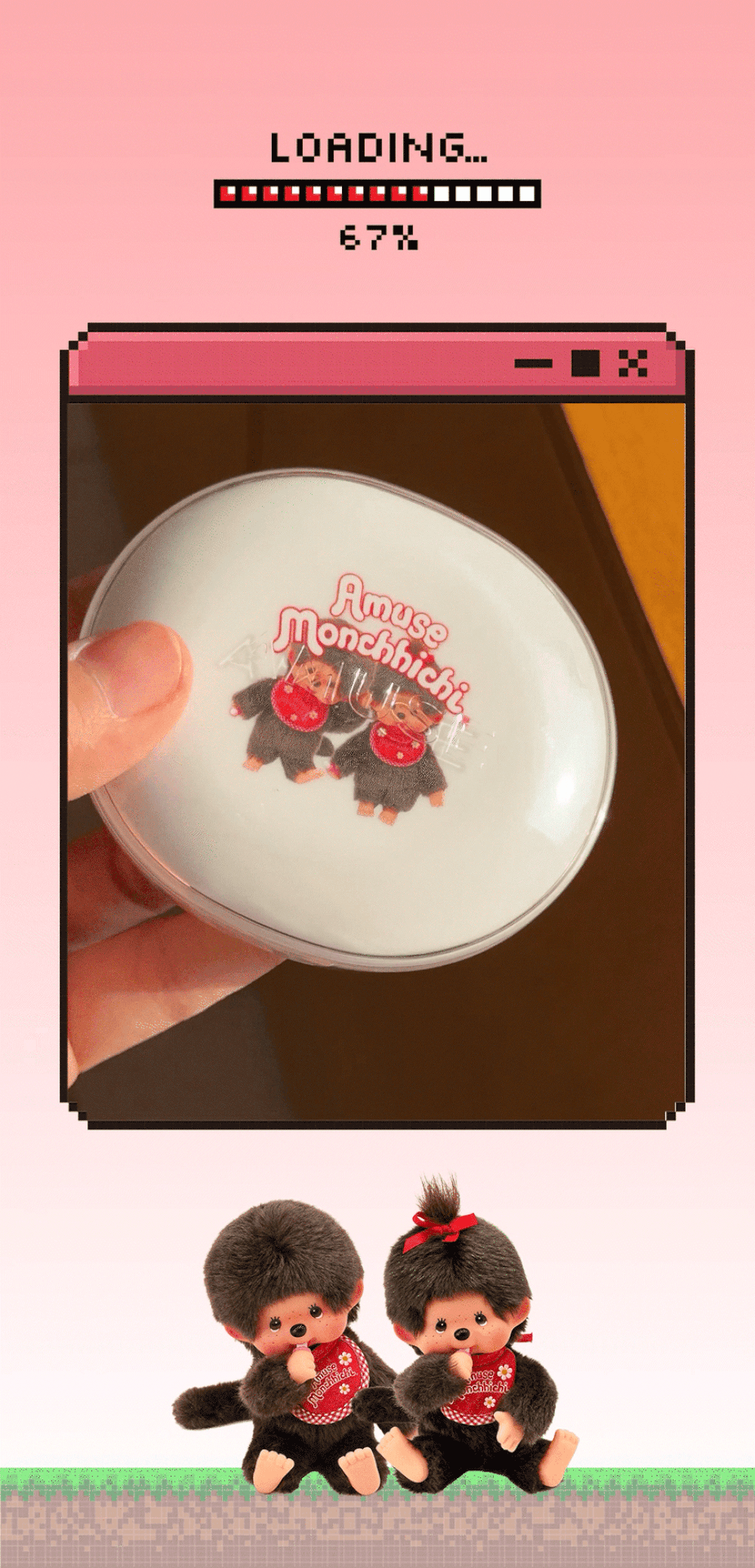 AMUSE x Monchhichi - Ceramic Skin Perfector Cushion
