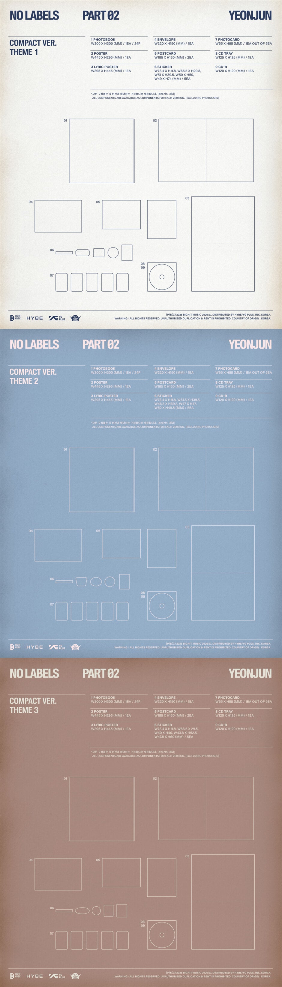 [PRE-ORDER] YEONJUN - NO LABELS: PART 02 (2nd Mini Album) Compact Ver.