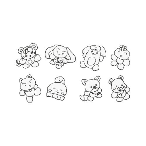 ATEEZ - 8ROOM Iron-On Custom Sticker (M-Character) - Design 7