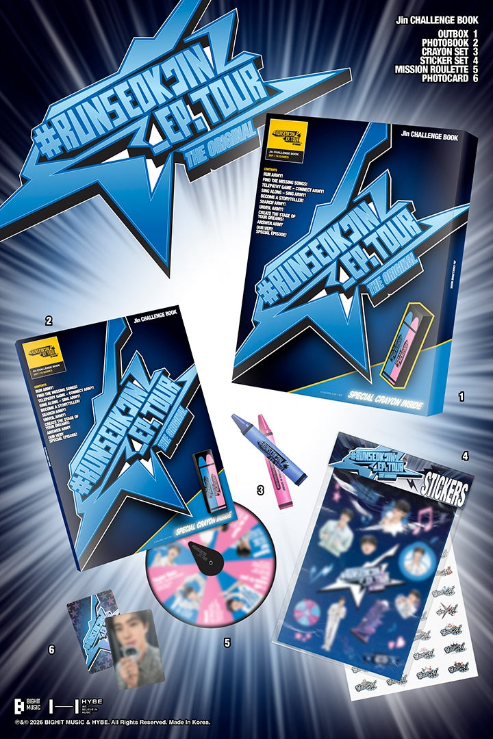 JIN - Challenge Book [Pre-Order]