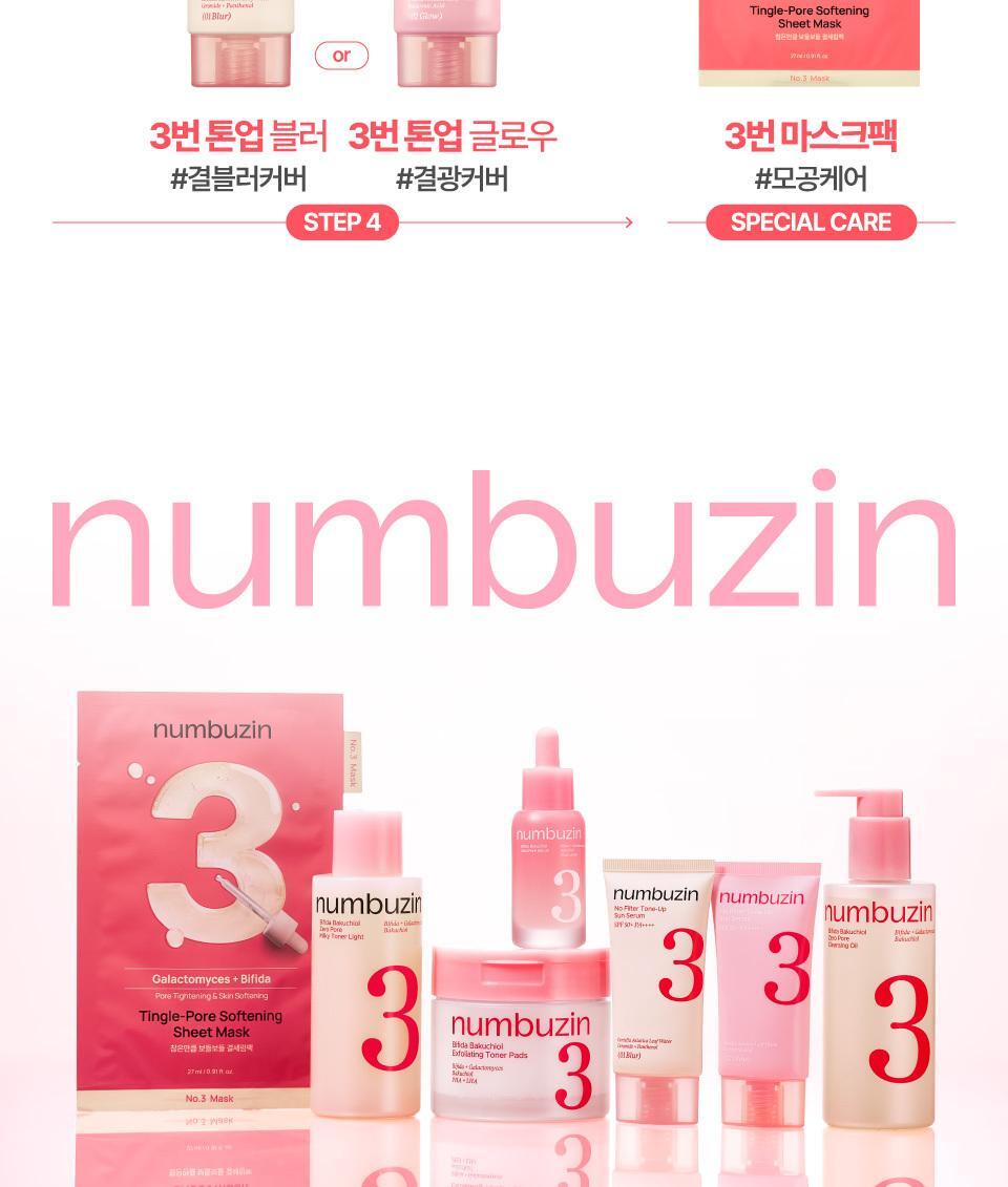 numbuzin - No.3 No Filter Tone-Up Sun Serum 50ml