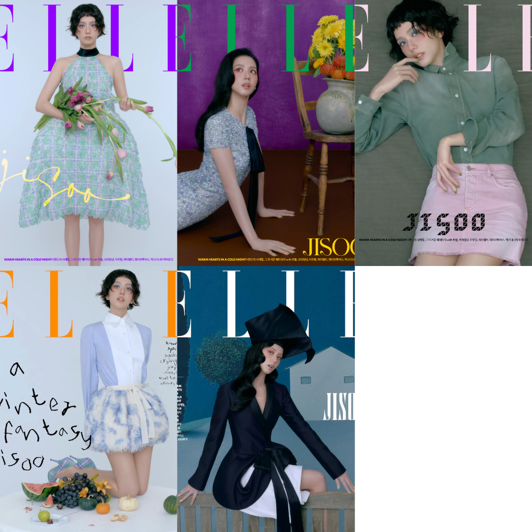 ELLE Korea Magazine 2025.12 (Cover: BLACKPINK JISOO)
