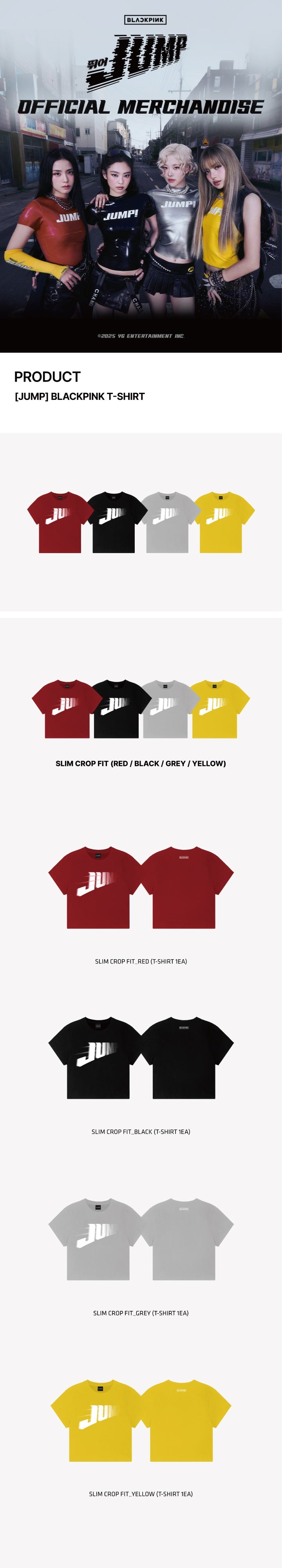 BLACKPINK - [JUMP] T-Shirt [PRE-ORDER]