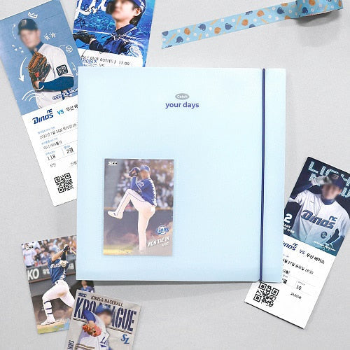 Be on D - Handy Ticket Book Catch Your Days - Blue