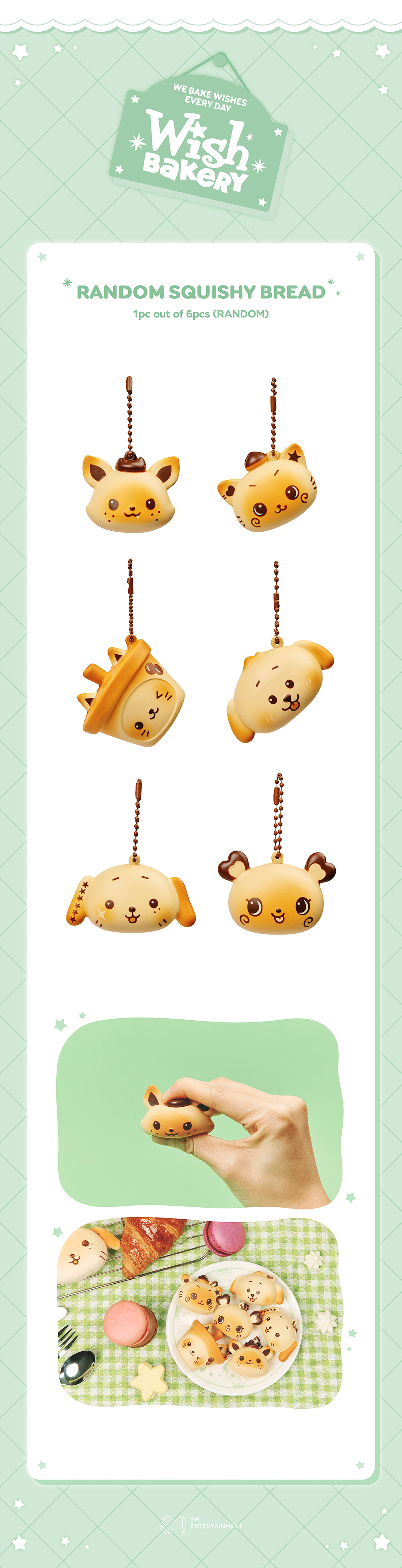 NCT WISH - 2026 POP-UP 'WISH BAKERY' Random Squishy Bread