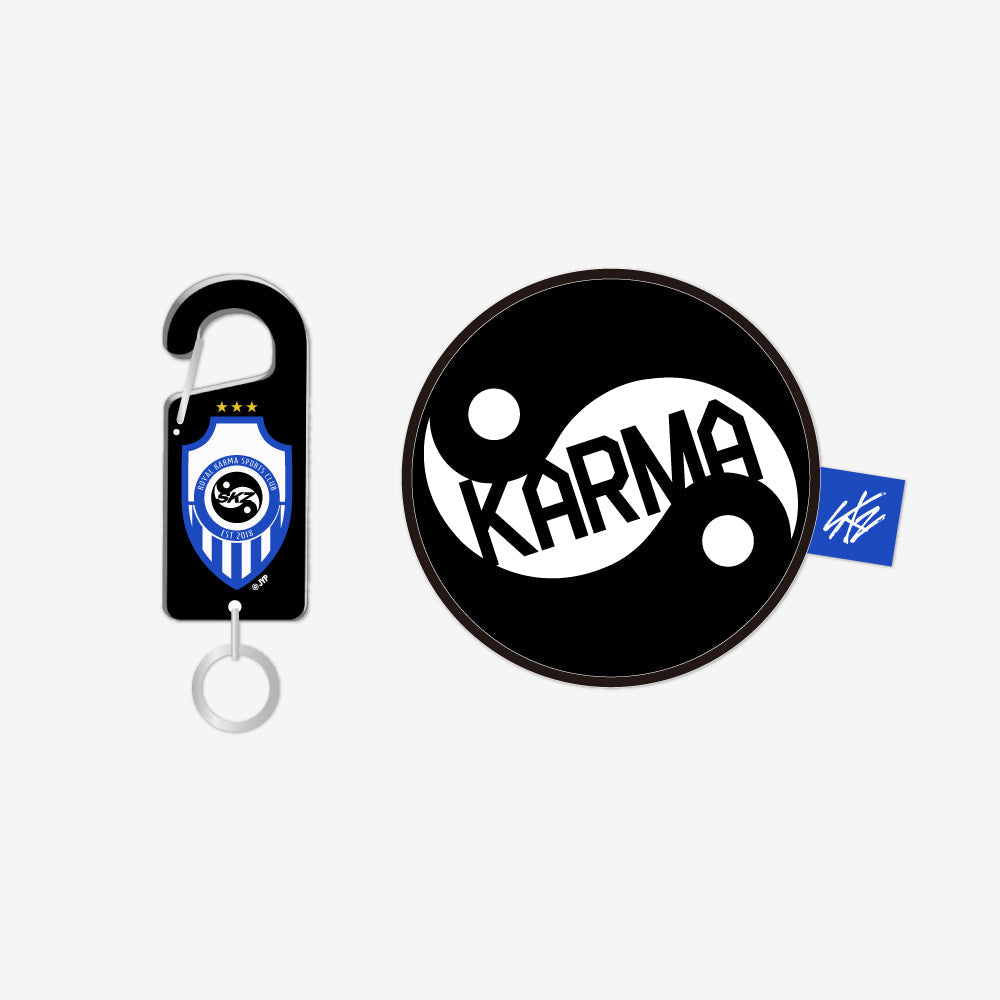 [PRE-ORDER] Stray Kids - KARMA POP-UP Acrylic Carabiner & Ball Pouch Set