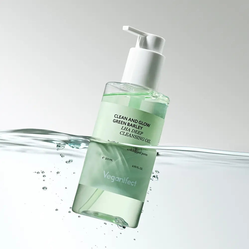 VEGANIFECT - Clean and Glow Green Barley Gel Cleanser 205ml