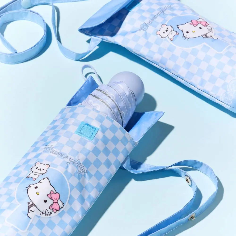 Fillimilli X CHARMMYKITTY - [CHARMMYKITTY EDITION] Shinging UV Protection 3-Fold Folding Umbrella