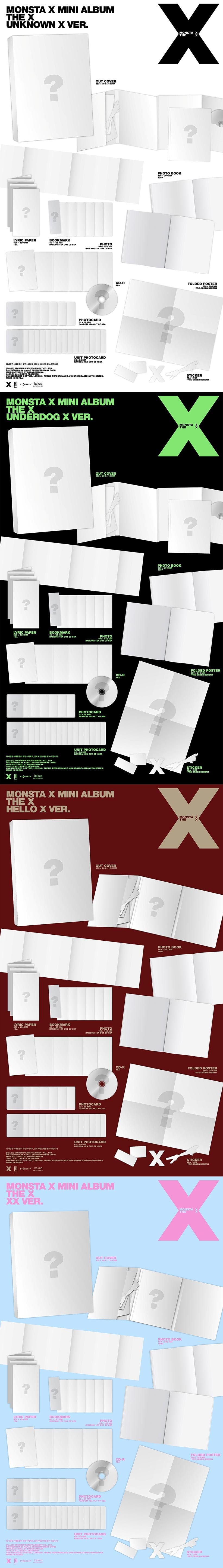 MONSTA X - THE X (Mini Album) [PRE-ORDER]