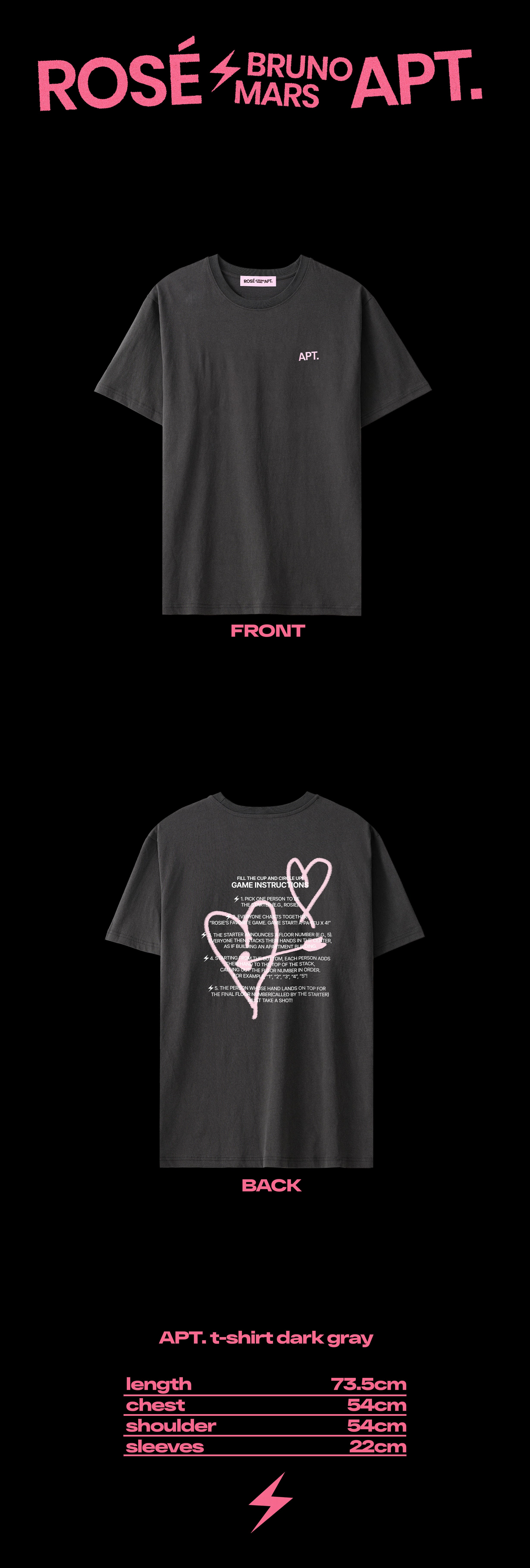 ROSÉ - APT T-Shirt - YG Entertainment – NUMI KOREA