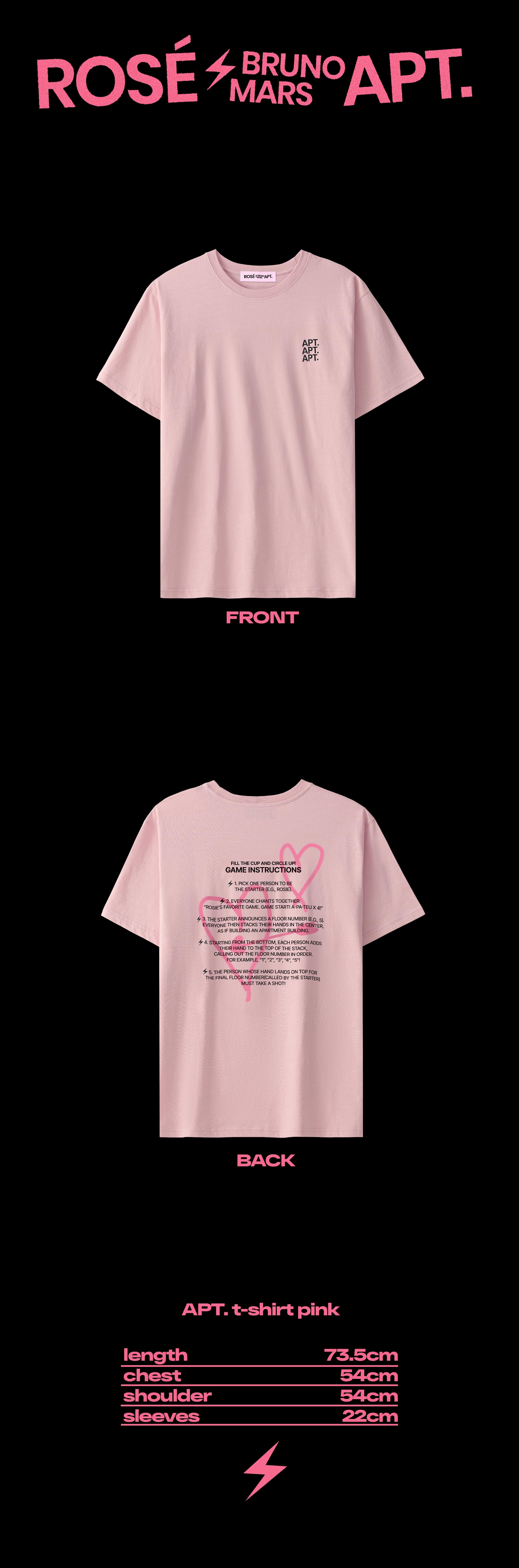 ROSÉ - APT T-Shirt - YG Entertainment – NUMI KOREA