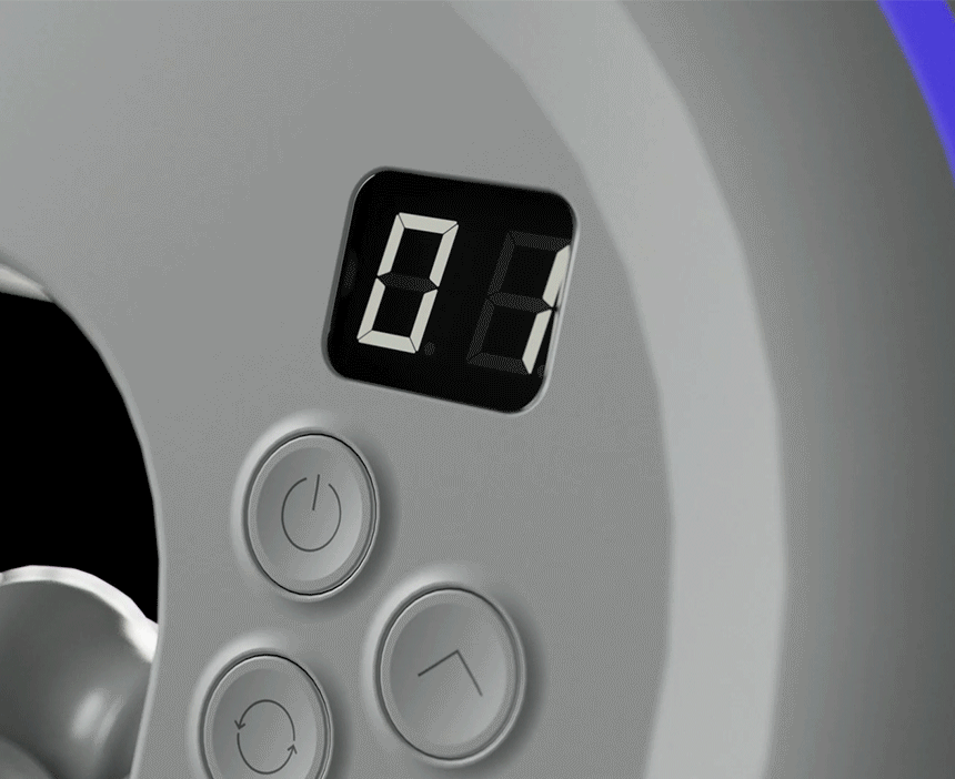 LA PITTA Bluing Rolling Stone Calf Massager [2025 NEW]