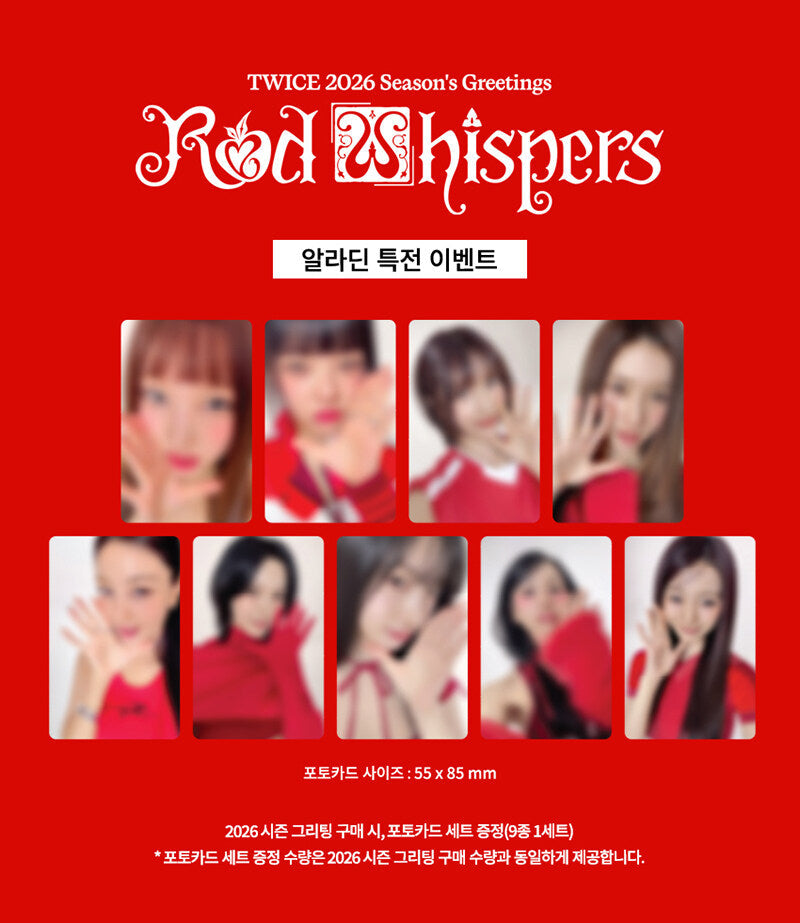 TWICE - 2026 Season's Greetings [RED WHISPERS]