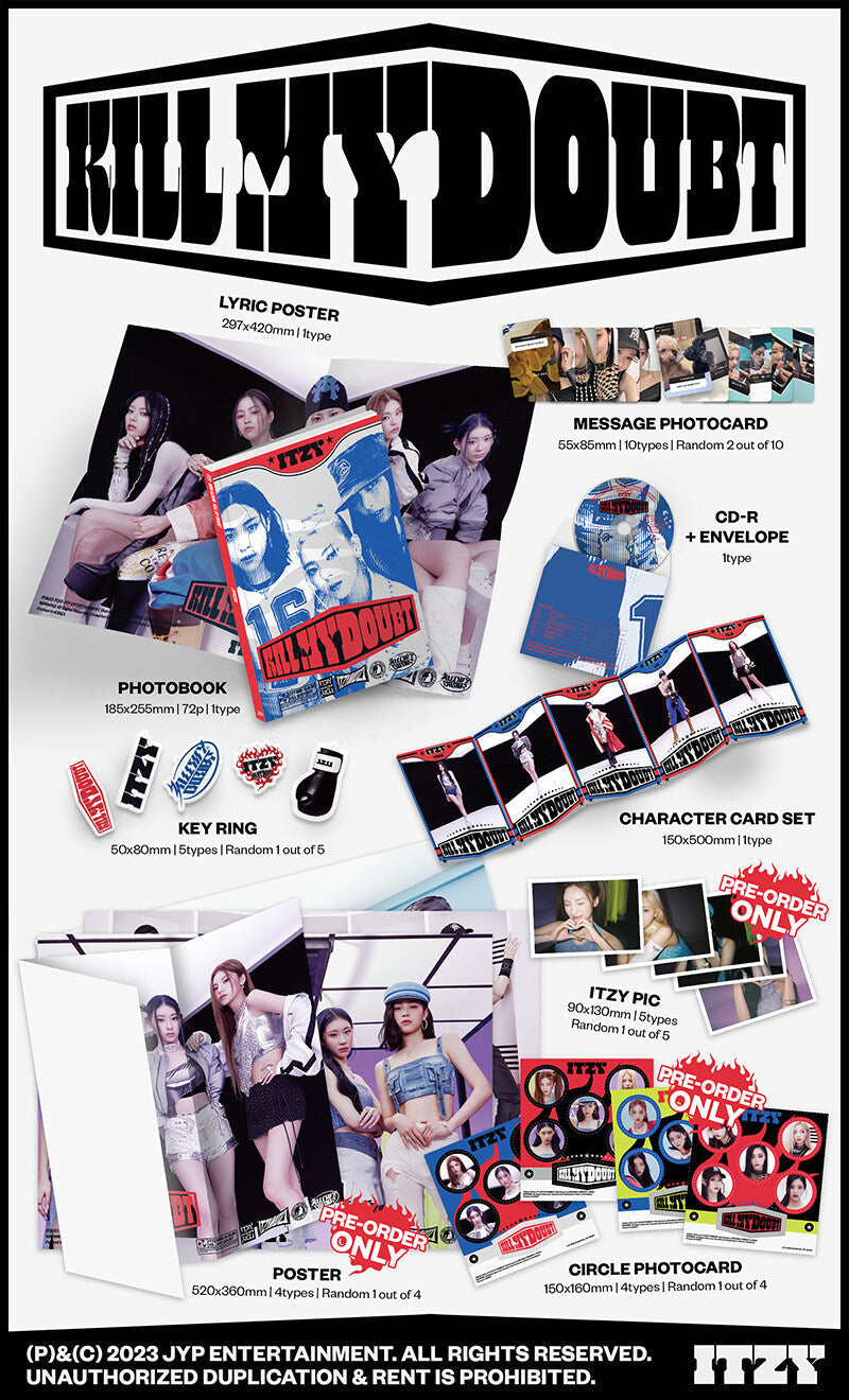 ITZY - KILL MY DOUBT (7th Mini Album) Limited Edition