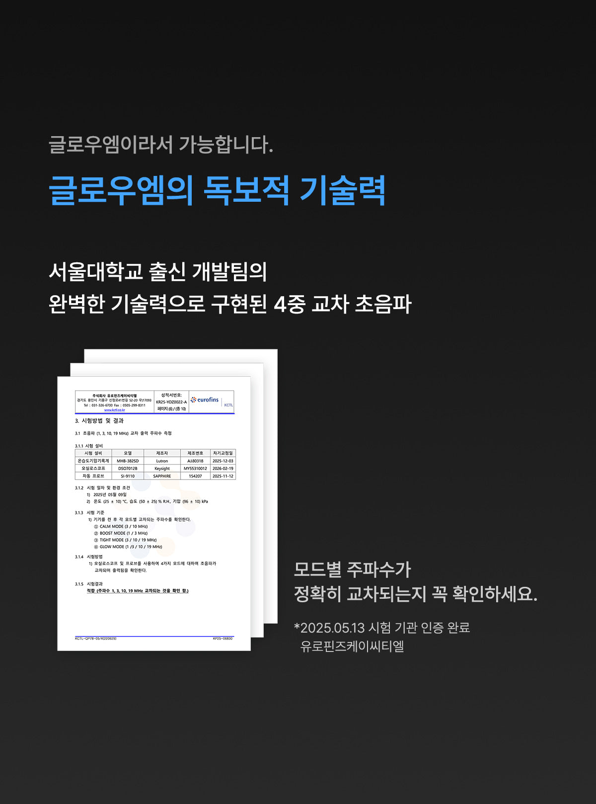 [Glow.M] Cryo Sonic Pro (Cooling, Firming & Radiance Care)