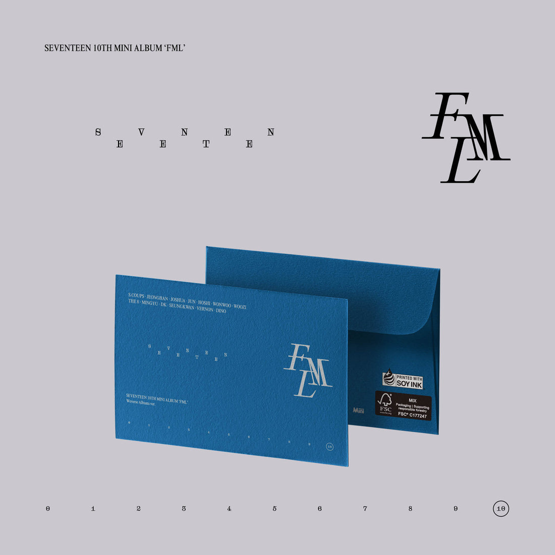 SEVENTEEN - FML (10th Mini Album) Weverse Albums Ver.