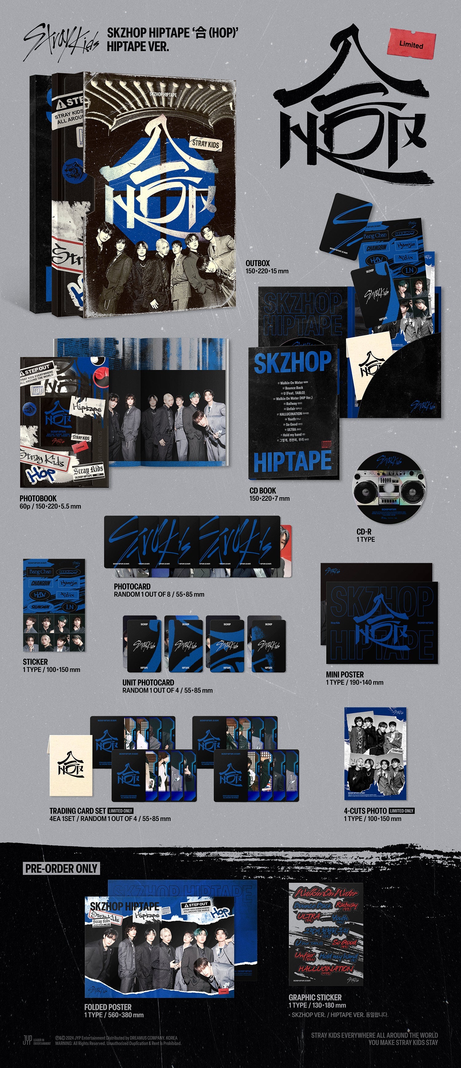 Stray Kids - SKZHOP HIPTAPE HOP (10th Mini Album) HIPTAPE Ver.