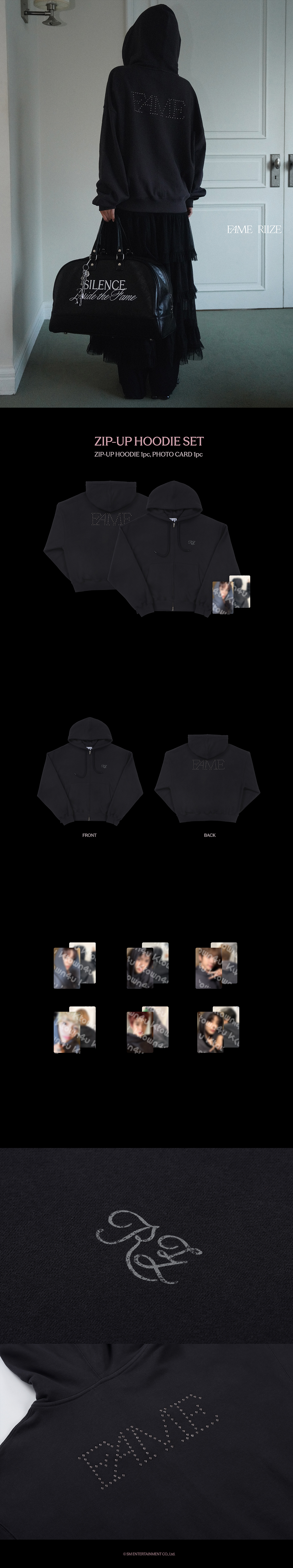 RIIZE - Silence: Inside the Fame Zip-Up Hoodie Set [Pre-Order RIIZE - Silence: Inside the Fame Zip-Up Hoodie Set [Pre-Order