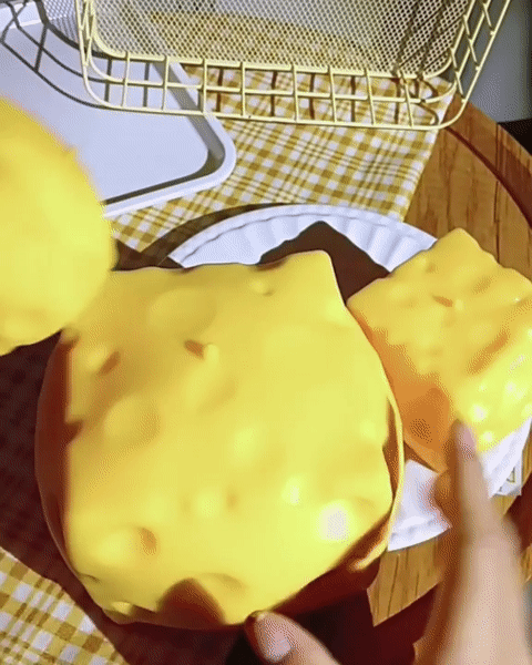 POOM - Big Cheese Squishy Stress Ball