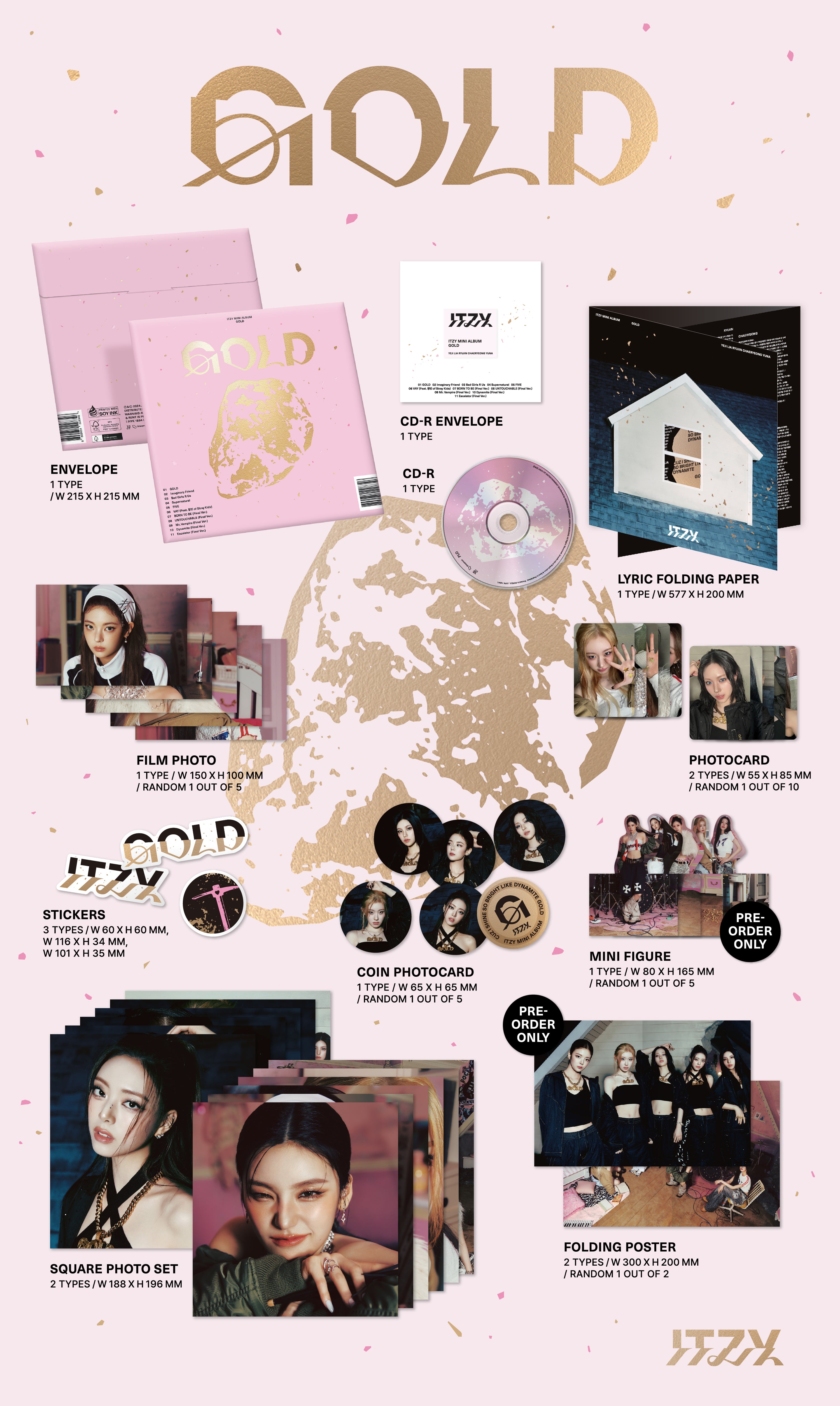 ITZY - GOLD (9th Mini Album) Special Edition