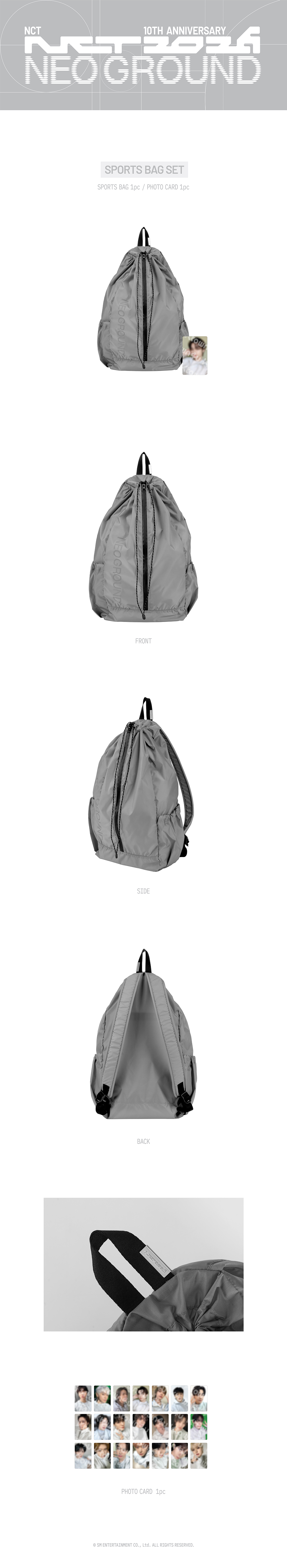 NCT - Sports Bag Set - SM Entertainment – NUMI KOREA