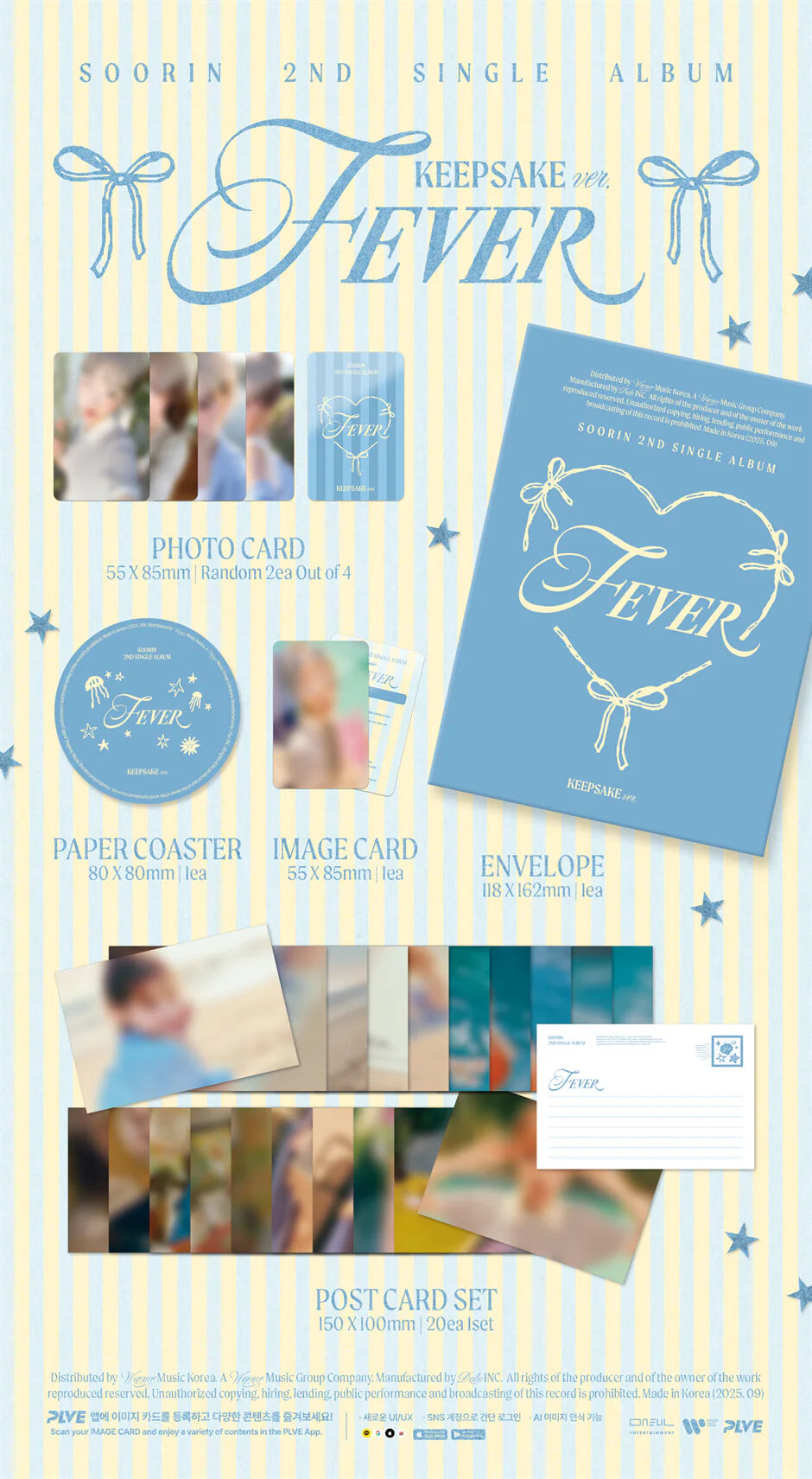 SOORIN - 2nd Single Album [FEVER] Keepsake Ver.