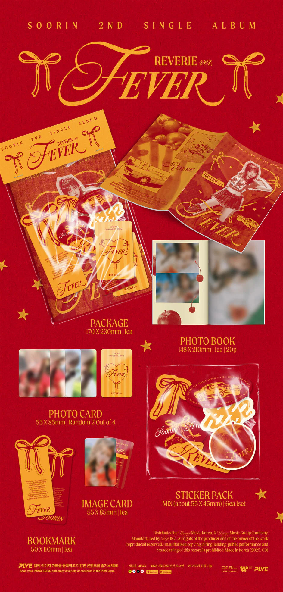 SOORIN - 2nd Single Album [FEVER] Reverie Ver.