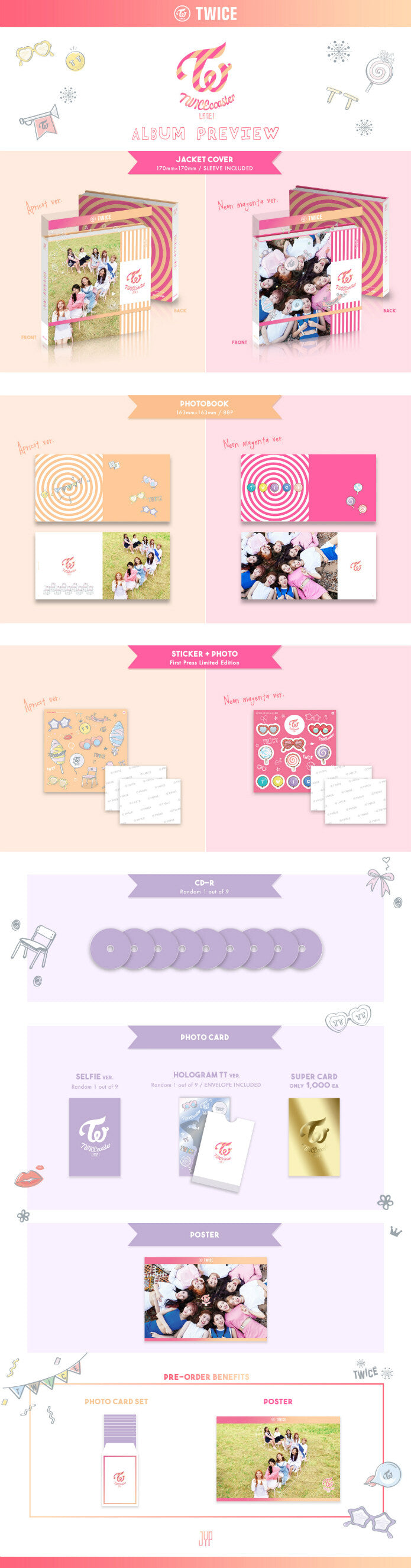 TWICE – TWICECOASTER : LANE 1 (3rd Mini Album)