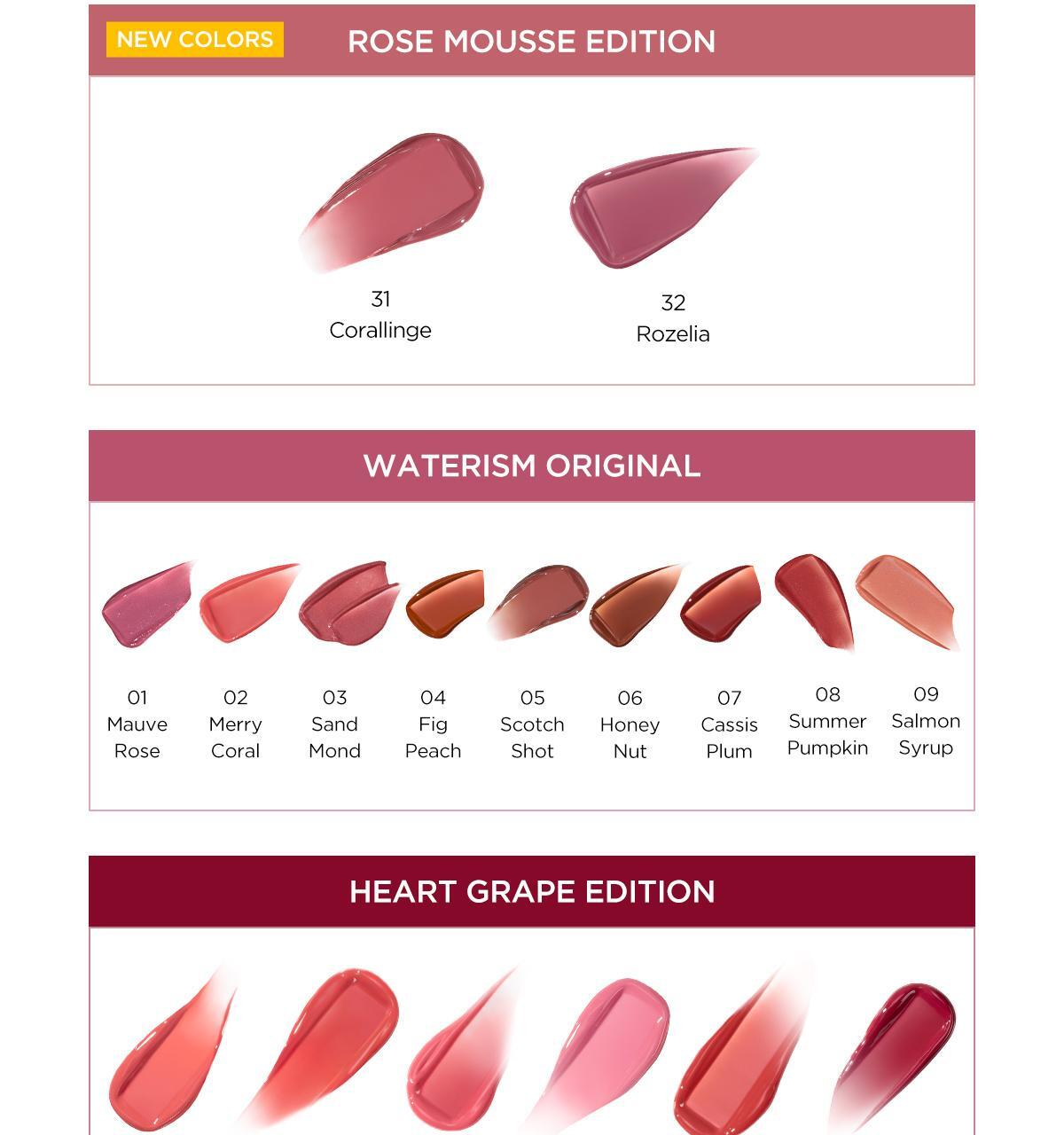 TIRTIR - Waterism Glow Mini Tint 1.8g (30 Colors) (New)