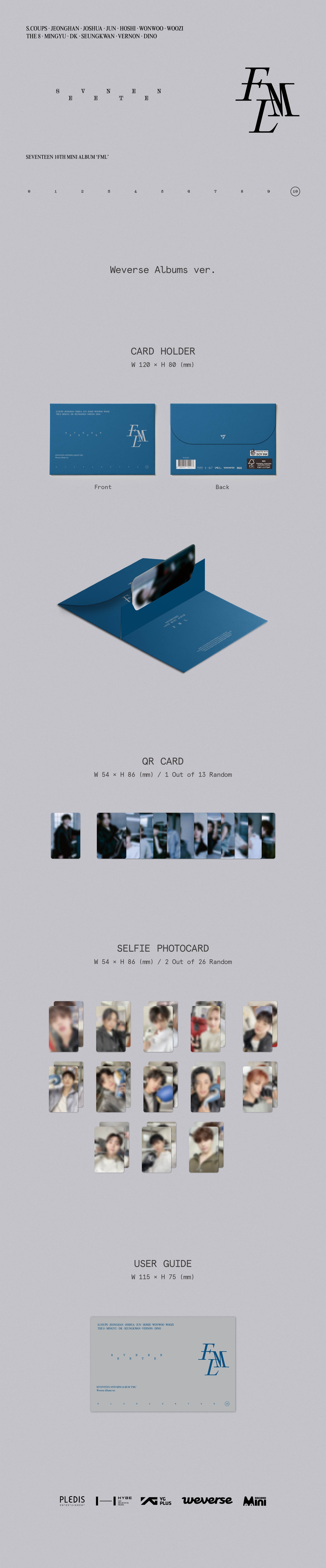 SEVENTEEN - FML (10th Mini Album) Weverse Albums Ver.