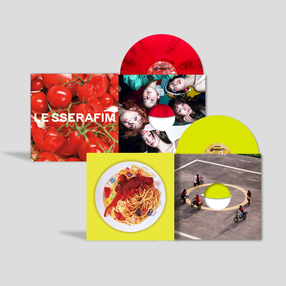 LE SSERAFIM - 1st Single Album *SPAGHETTI* (LP | Random Ver.)