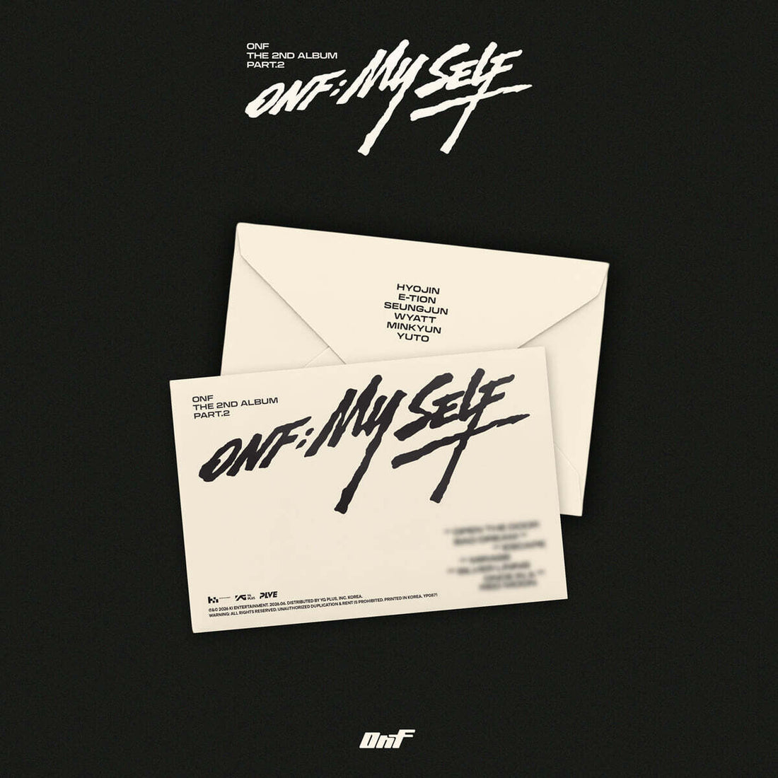 ONF - ONF:MY SELF (2nd Album) Digipack Platform Ver.