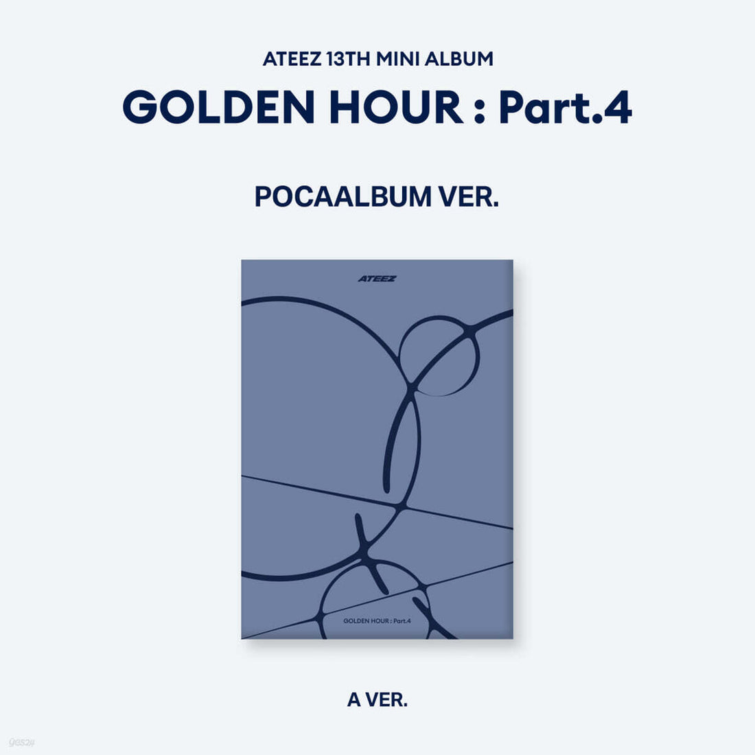 ATEEZ - GOLDEN HOUR : Part.4 (POCAALBUM) - KQ Entertainment – NUMI