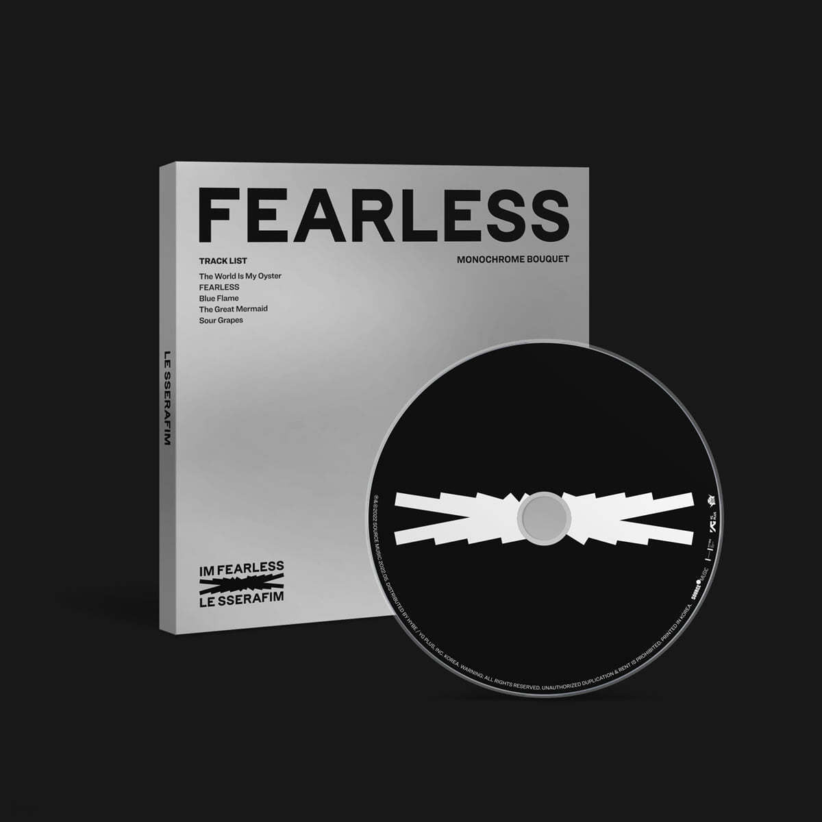 LE SSERAFIM - FEARLESS (1st Mini Album) Monochrome Bouquet Ver.
