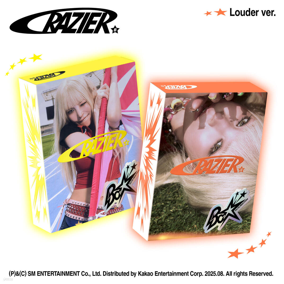 BoA - Crazier (11th Album) Louder Ver. (Random Ver.) [PRE-ORDER]