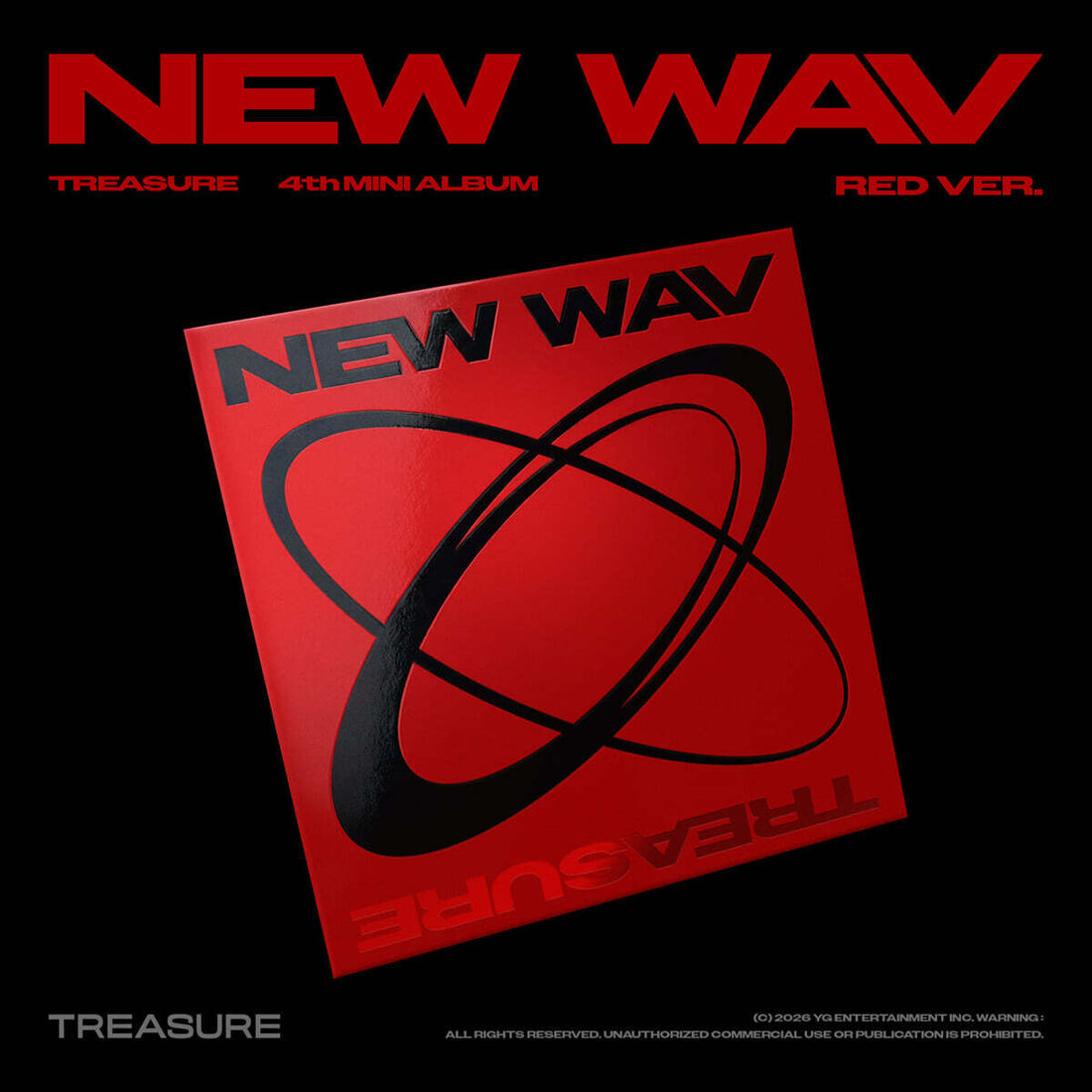 [PRE-ORDER] TREASURE - NEW WAV (4th Mini Album) - RED Ver.