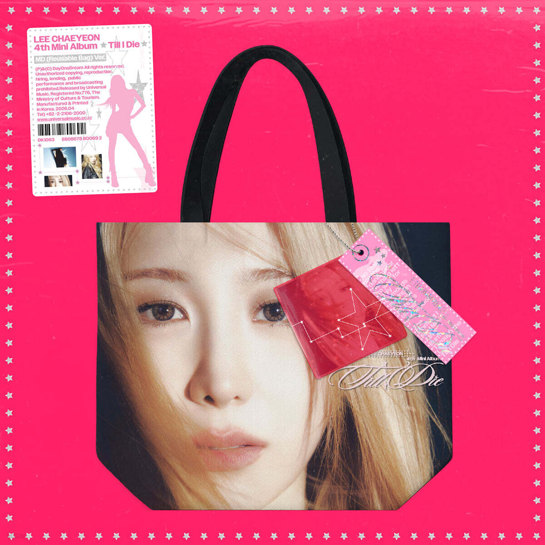 [PRE-ORDER] LEE CHAEYEON - Till I Die (4th Mini Album) MD (Reusable Bag) Ver.