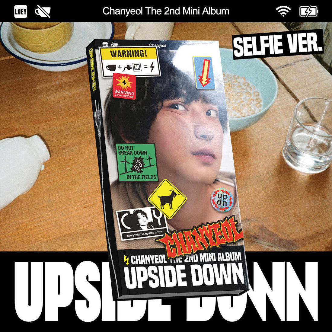 CHANYEOL - Upside Down (2nd Mini Album) Selfie Ver.
