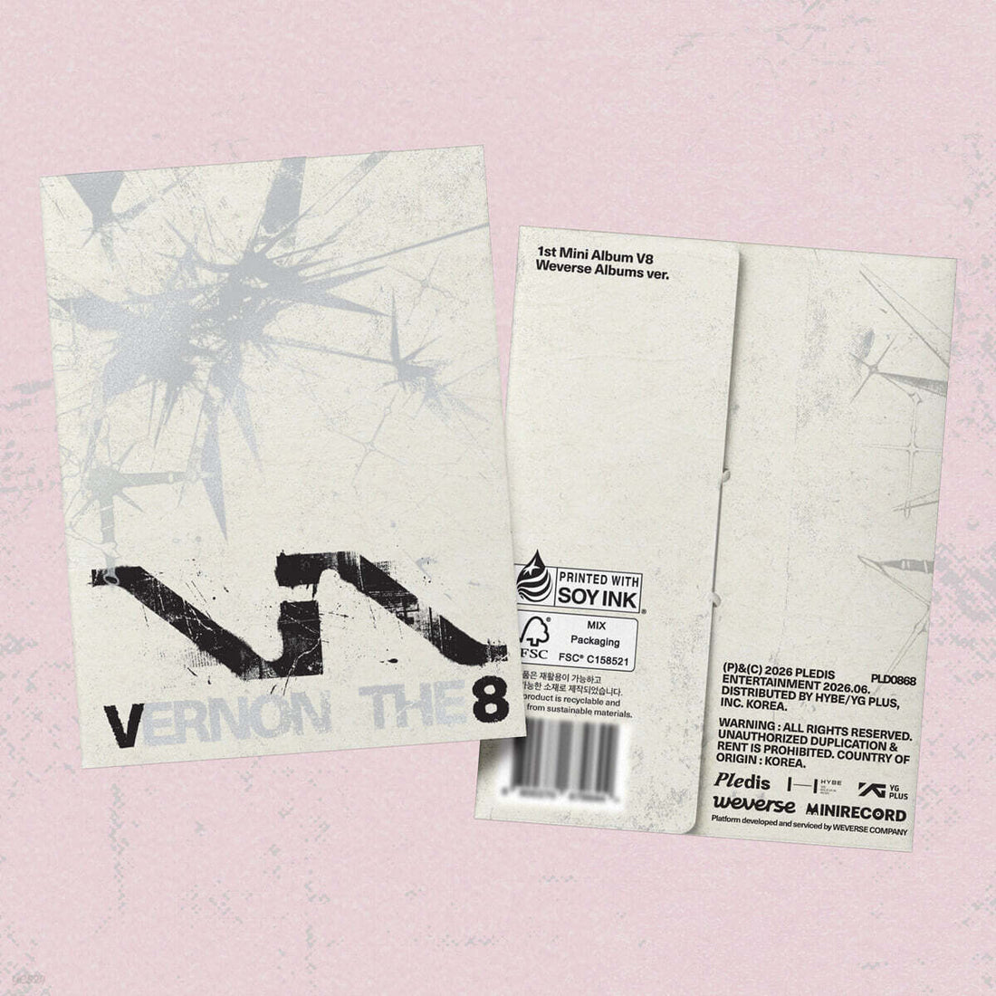 [PRE-ORDER] V8 (SEVENTEEN) - V8 (1st Mini Album) Weverse Albums Ver.