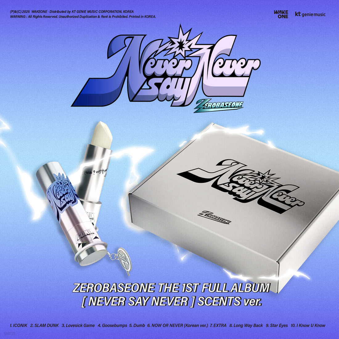 ZEROBASEONE - NEVER SAY NEVER (1st Full Album) SCENTS Ver. (LIMITED)