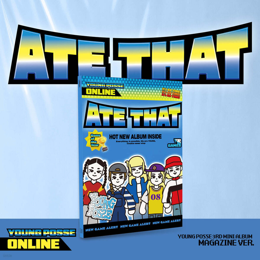 YOUNG POSSE - ATE THAT (3rd EP Album) Magazine Ver.