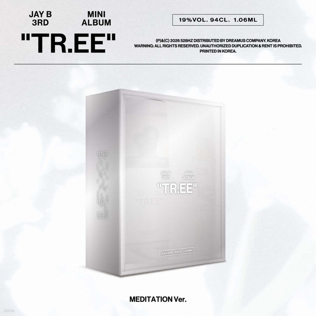 [PRE-ORDER] JAY B - TR.EE (3rd Mini Album) Meditation Ver.
