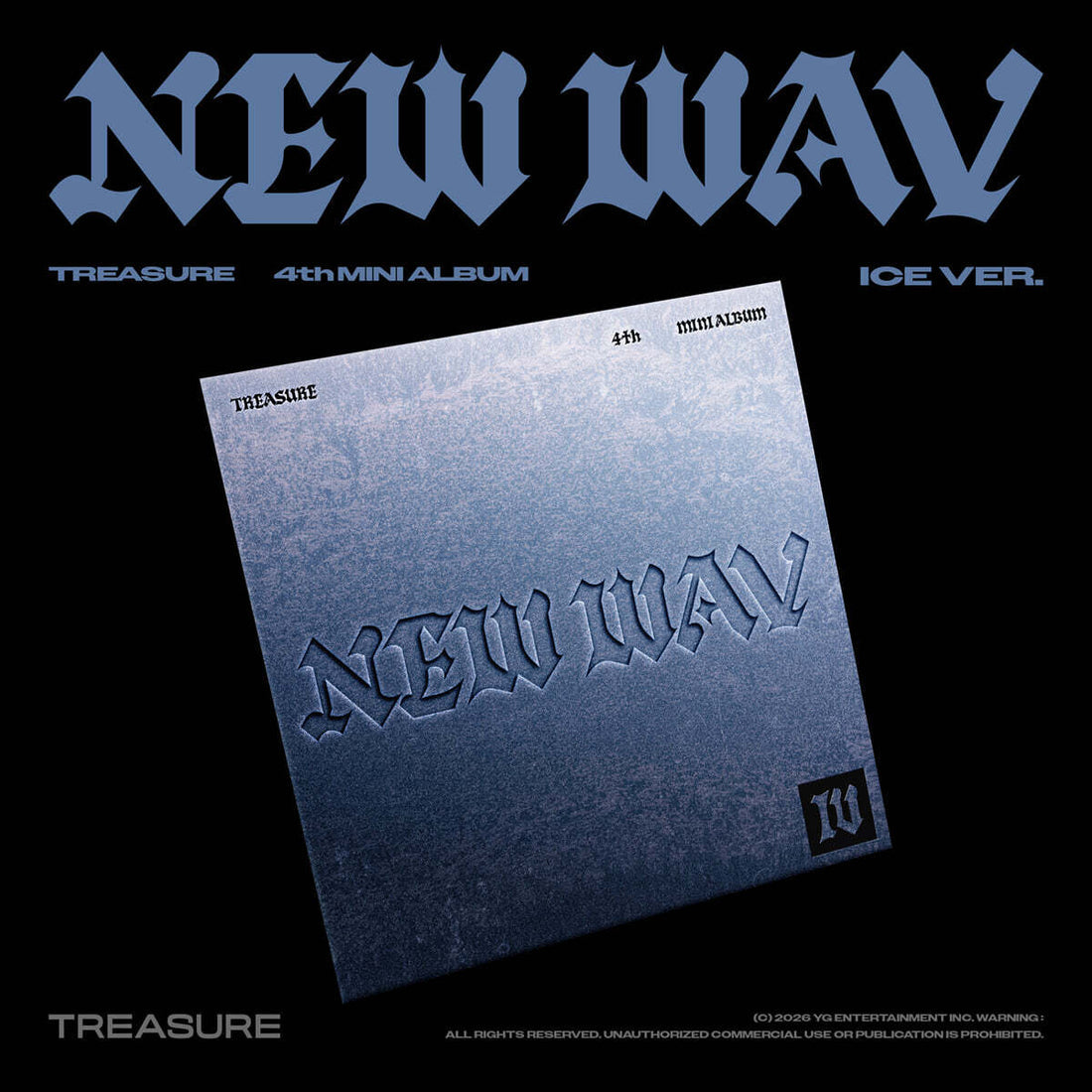 [PRE-ORDER] TREASURE - NEW WAV (4th Mini Album) - ICE Ver.