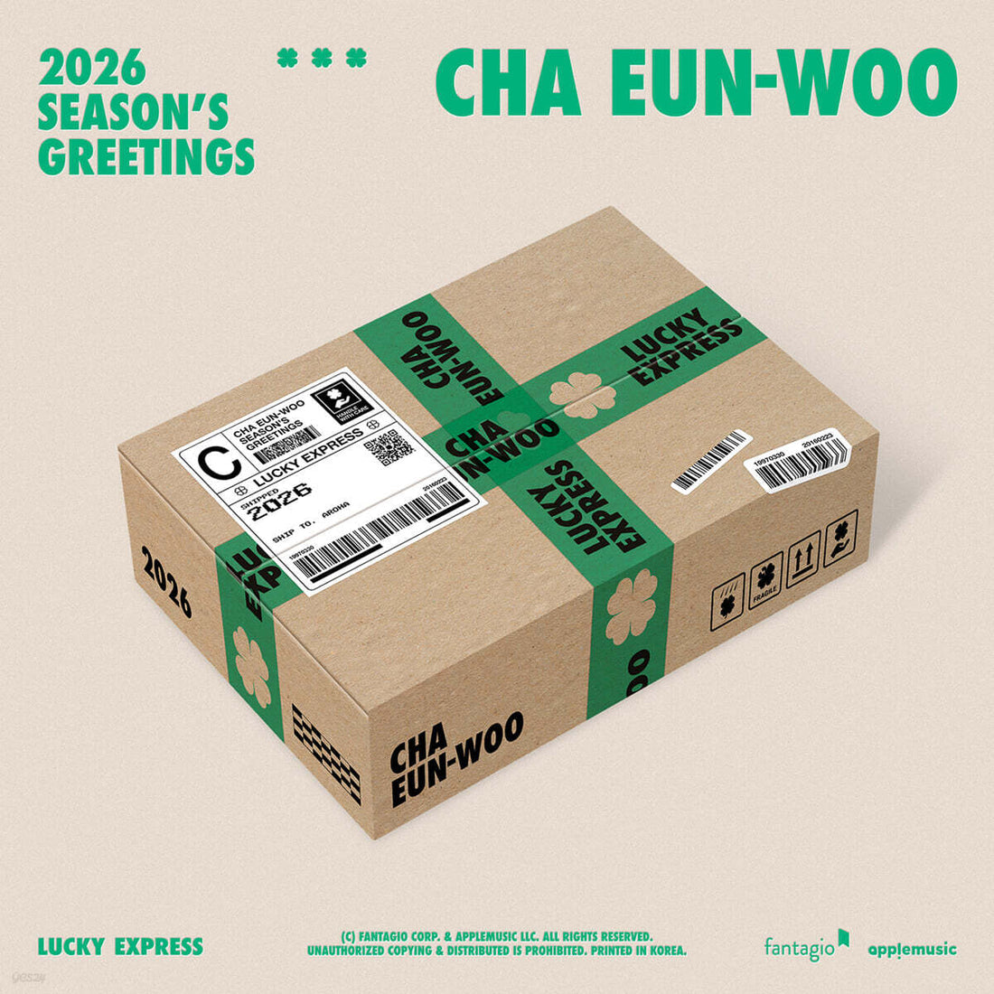 CHA EUN WOO 2026 Season's Greetings [LUCKY EXPRESS] [Pre-Order]