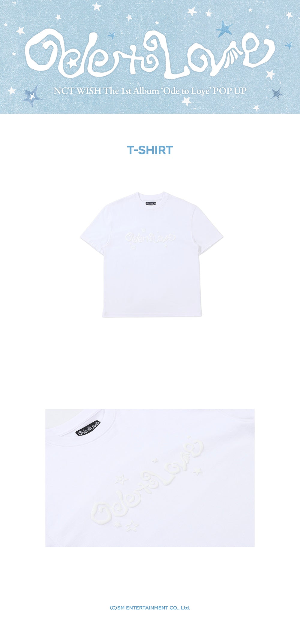 NCT WISH - T-Shirt (Ode to Love POP UP MD)