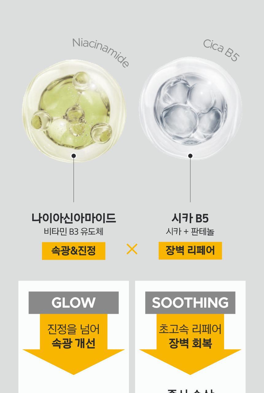 prmr - Nia Cica Soothing Glow Watery Cream (30ml + 30ml + 2 Pads)