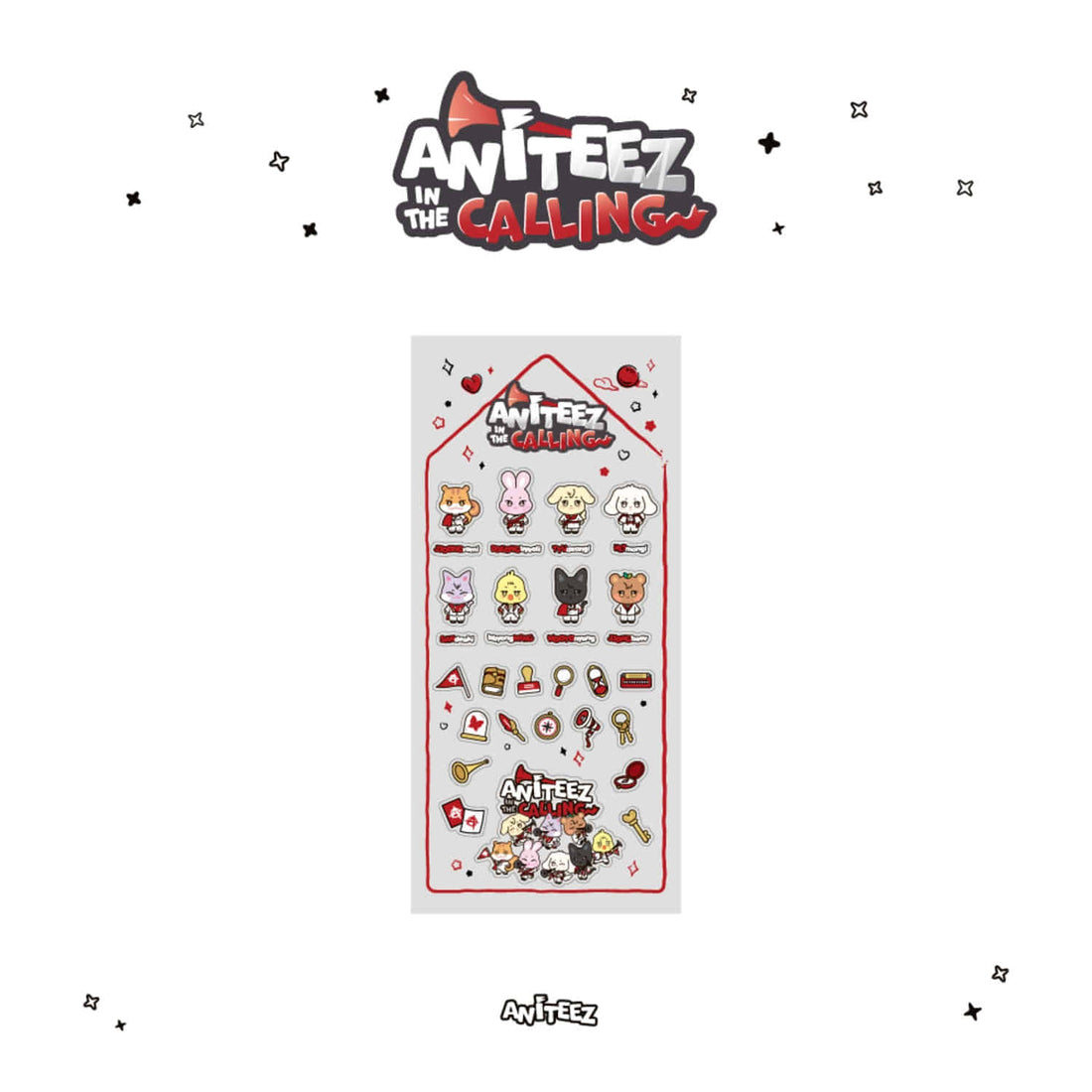ATEEZ Aniteez in the Calling Epoxy Sticker
