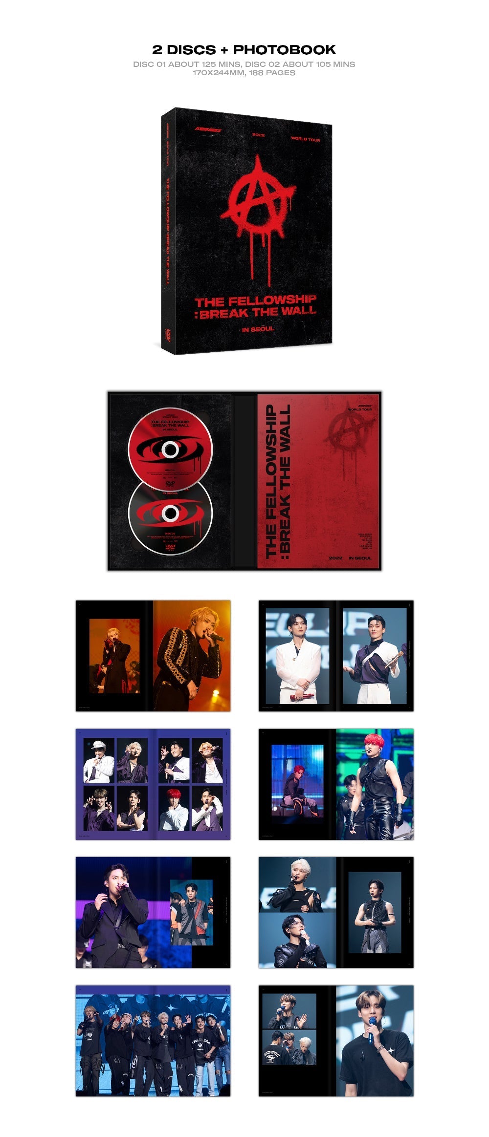 ATEEZ - WORLD TOUR [THE FELLOWSHIP : BREAK THE WALL] IN SEOUL DVD