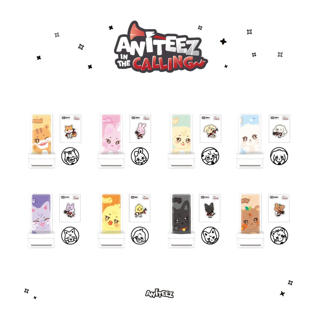 ATEEZ Aniteez in the Calling Stamp - JJOONGrami
