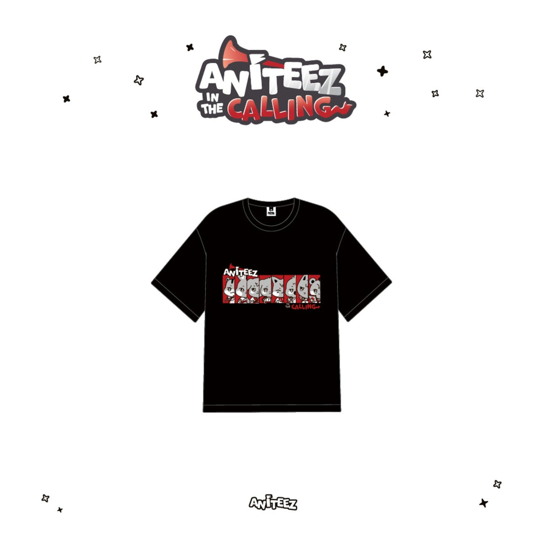 ATEEZ Aniteez T-Shirt - BLACK L